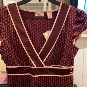 Original Penguin silk blouse NWT size 6